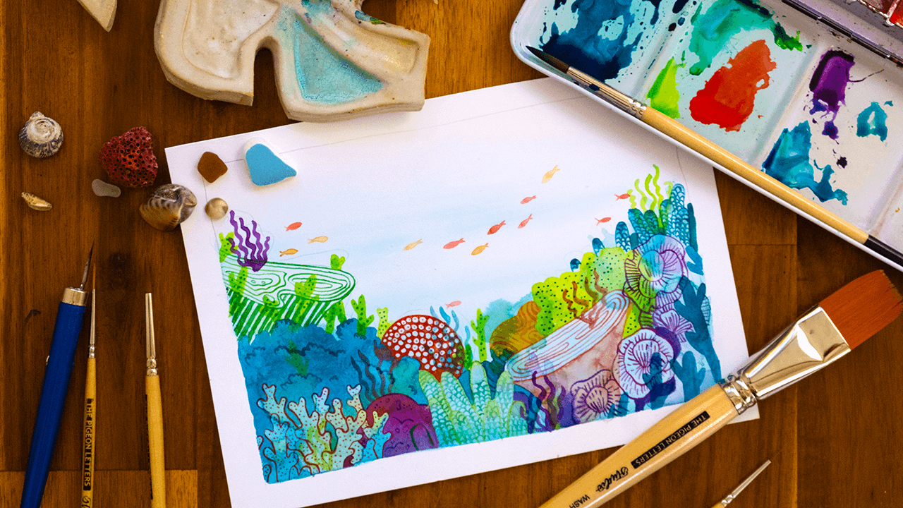 Discover Fresh Ideas for Your Watercolor Sketchbook - Free Tool