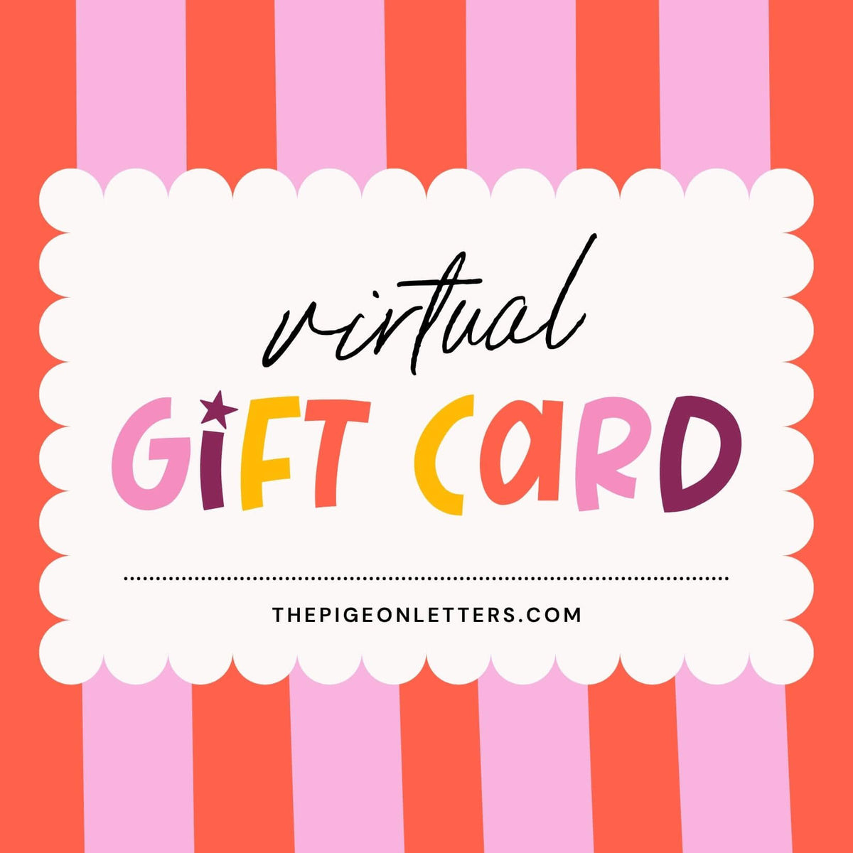 Carte-cadeau instantanée
