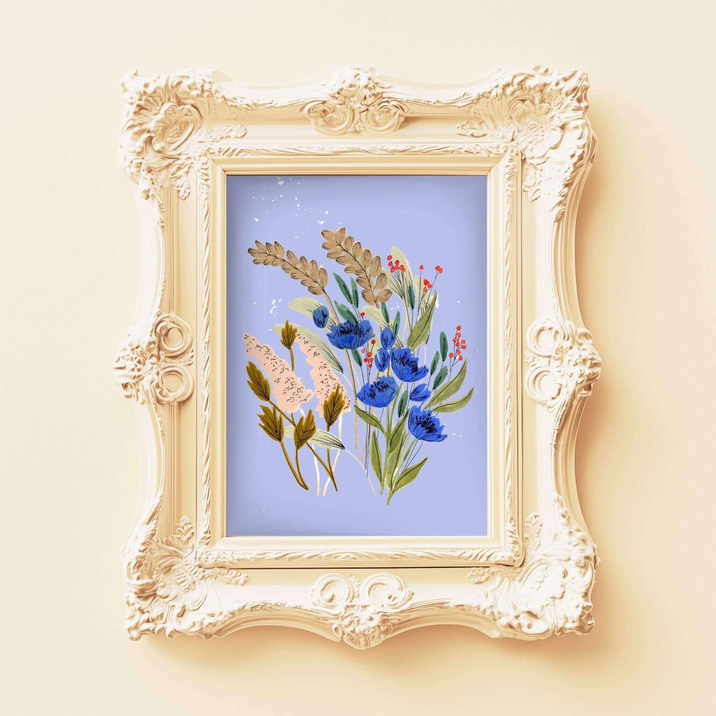 wildflower painting artwork