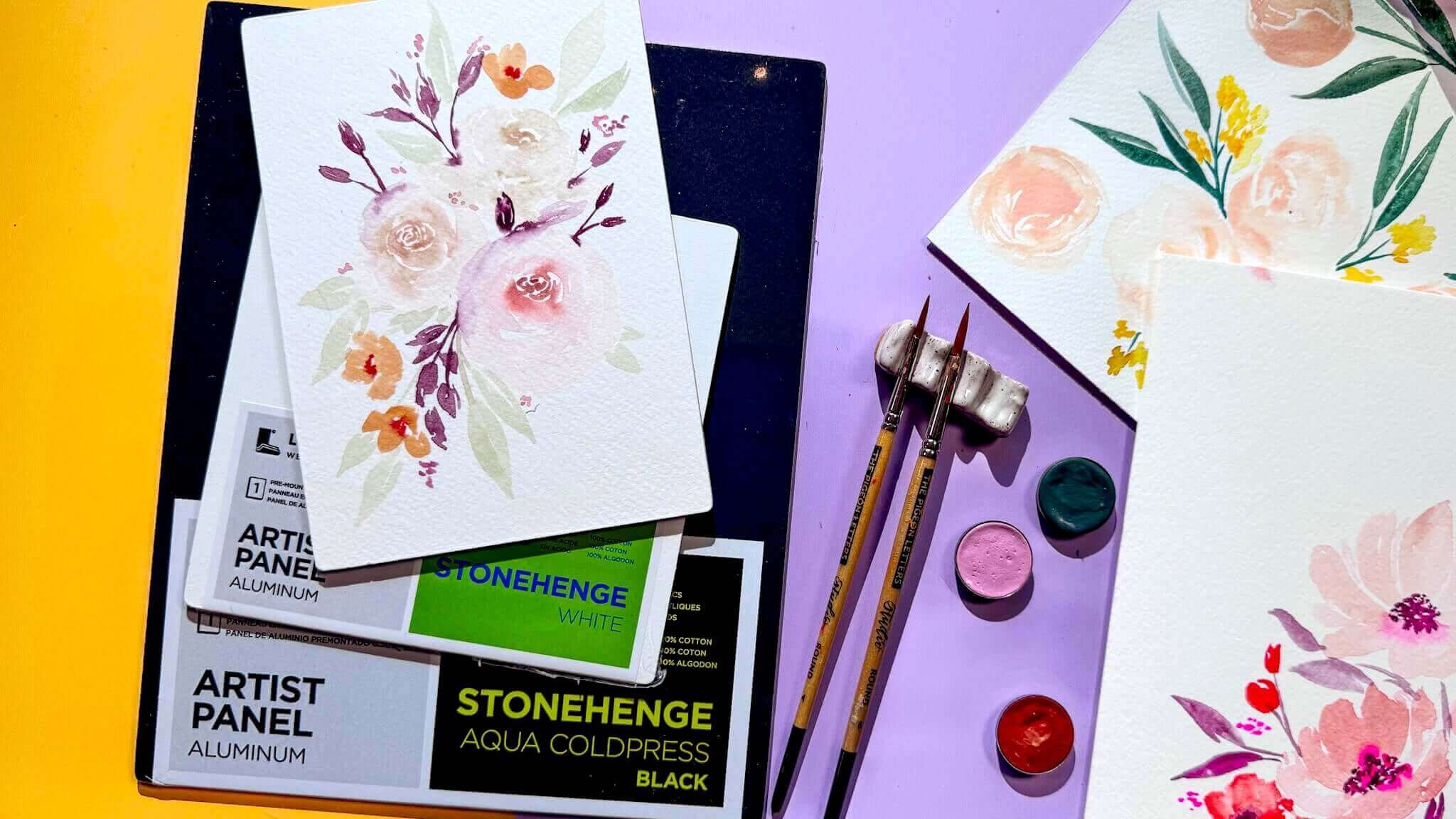 paint watercolor roses + legion artist panel review