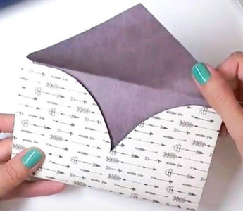 How to make a heart shaped envelope