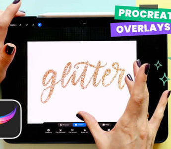 How to Make a Procreate GLITTER Overlay