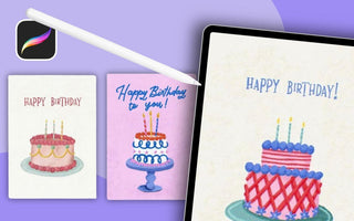 How to make a birthday card in Procreate