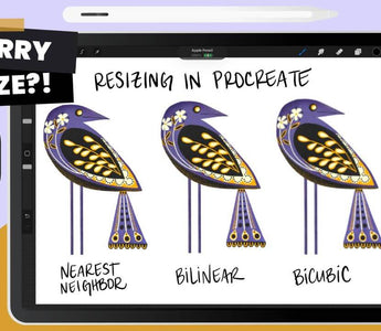 How to resize art in Procreate without losing quality