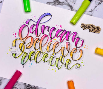 Create lettering tutorial