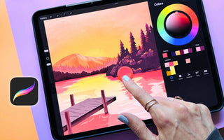 how to pick a colour in procreate