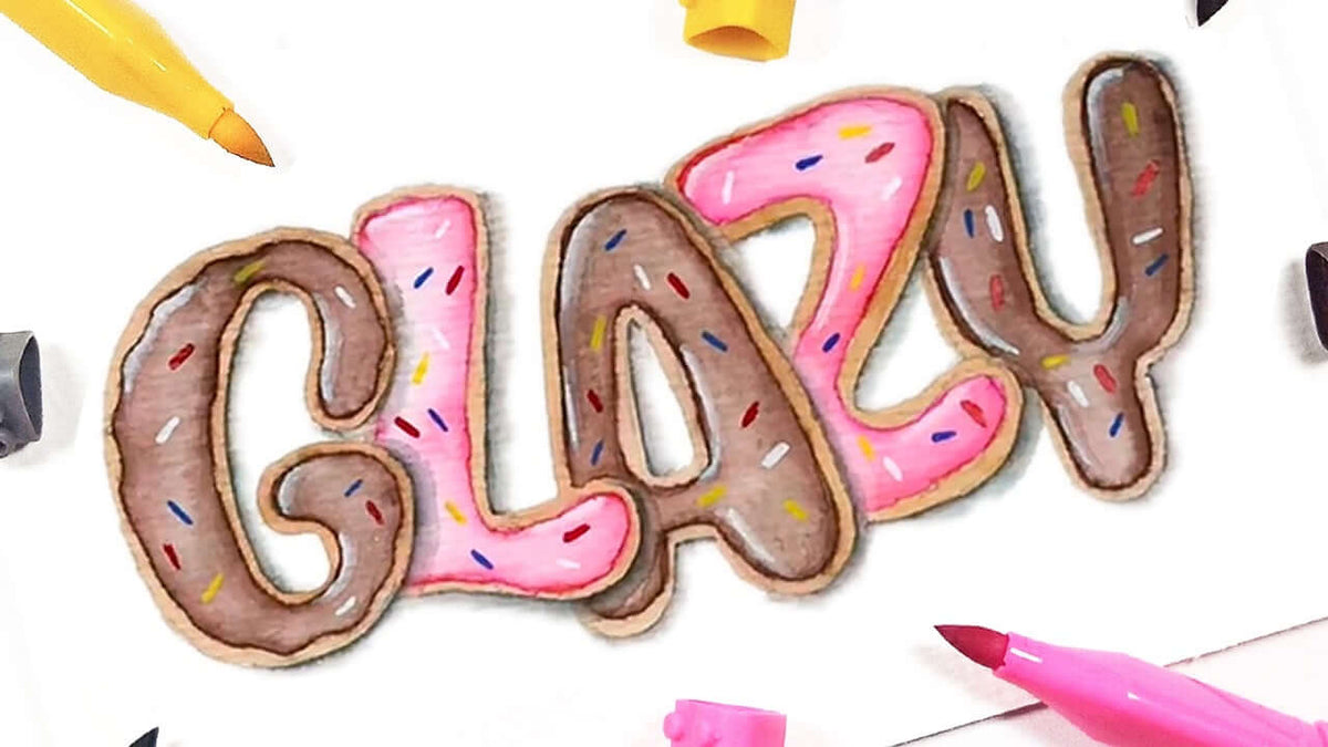 How to Create Donut Inspired Letters