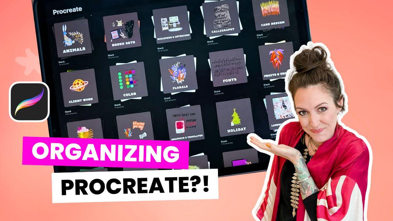 How to organize your Procreate gallery