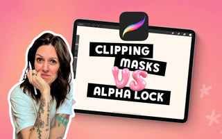 clipping mask vs alpha lock in procreate