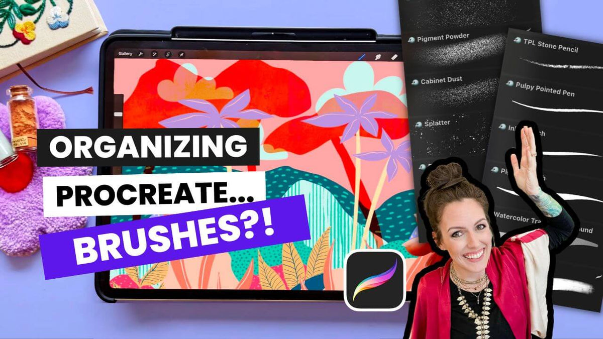 How to organize your Procreate brushes