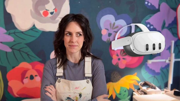 I Used VR to Paint My New Wall Mural