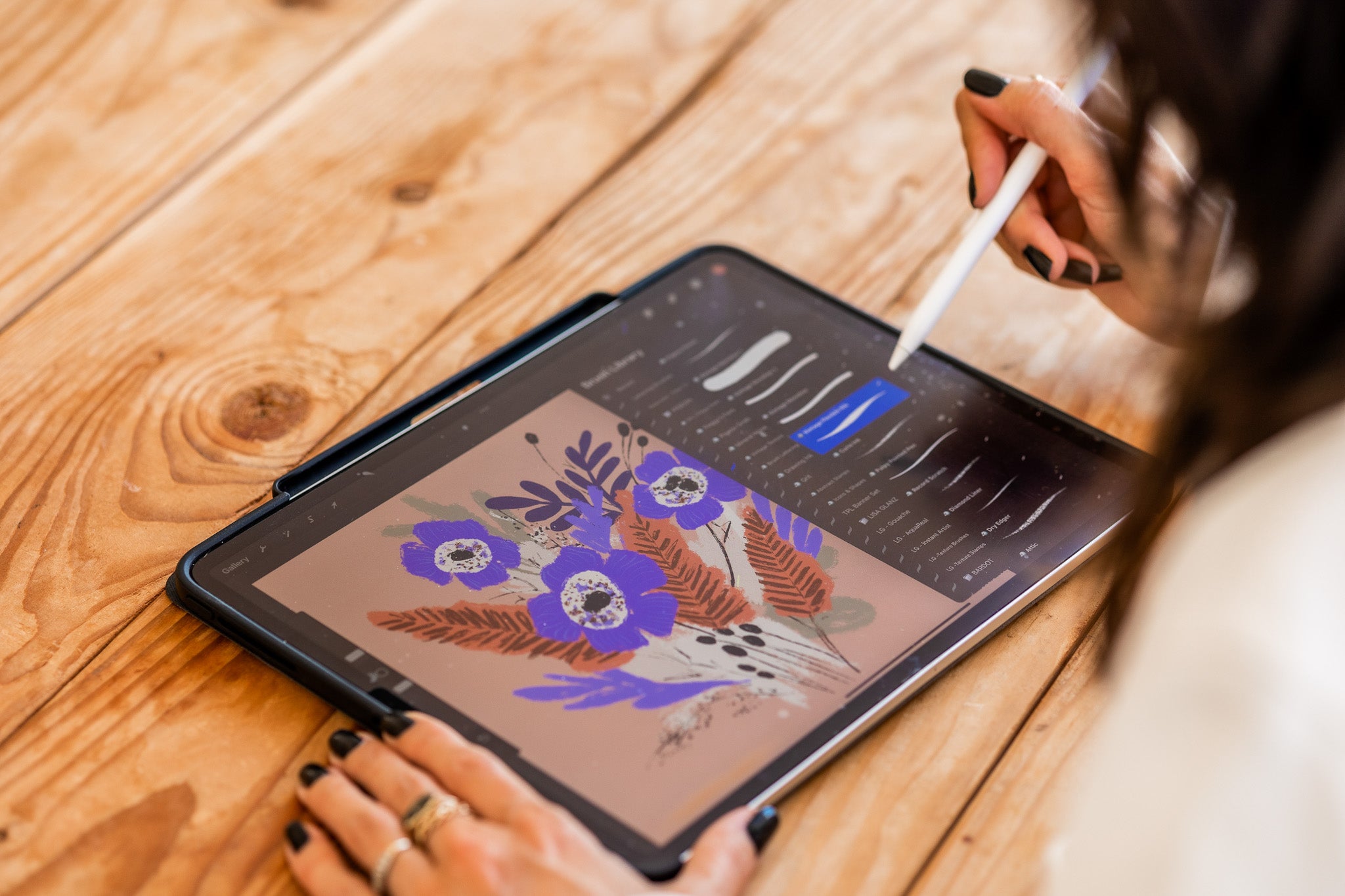 Tips for using brushes in Procreate