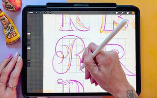 Digital lettering tips for beginners