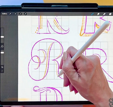 Digital lettering tips for beginners