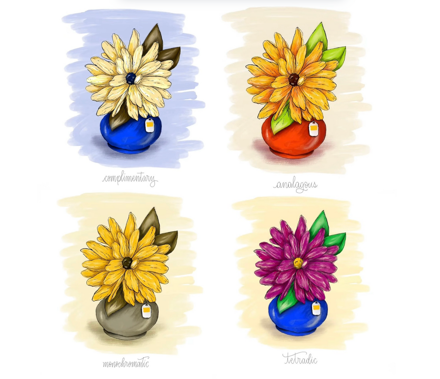 procreate color palettes for flowers