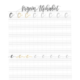 lettering practice sheets