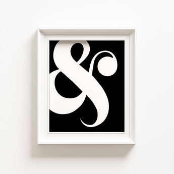 ampersand artwork typography design