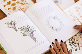 how to draw wildflower bouquet book