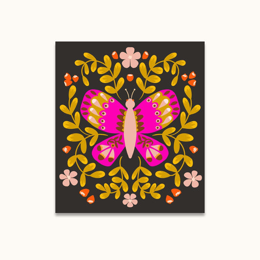 butterfly art print