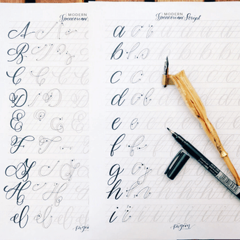 calligraphy practice sheets