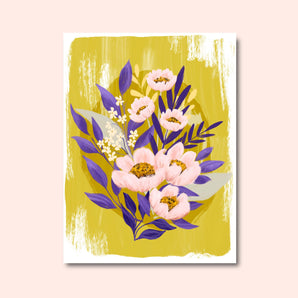 Bold & Whimsical Flower Art Print