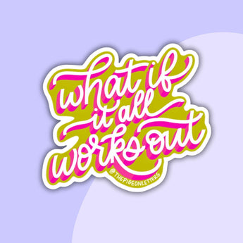 motivational quote sticker