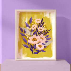 Bold & Whimsical Flower Art Print