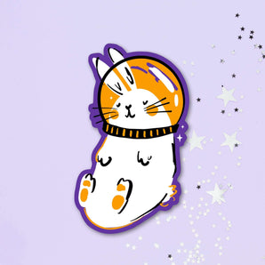 space rabbit sticker