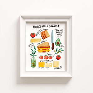 sandwich wall art for kitchen