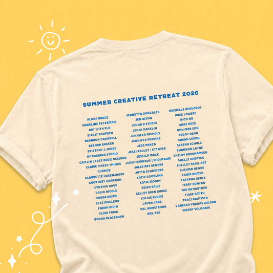 Official 2026 Summer Creative Retreat Camp Tee