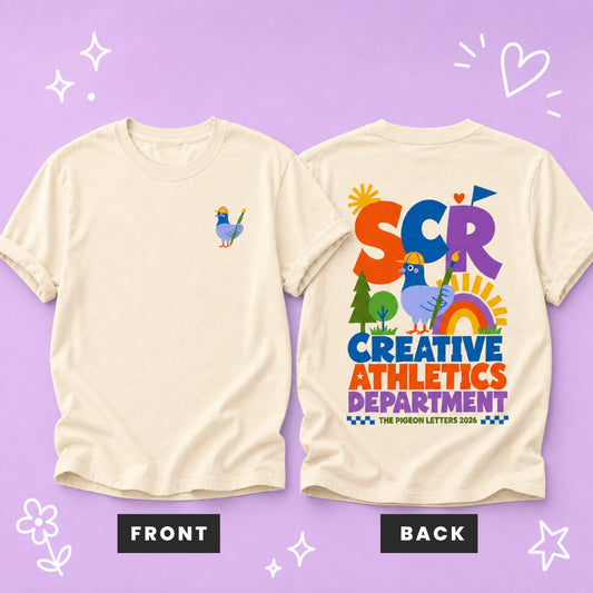 SCR Pigeon Mascot Tee - Front + Back