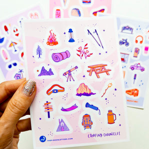 Travel Sticker Sheet 4-Pack