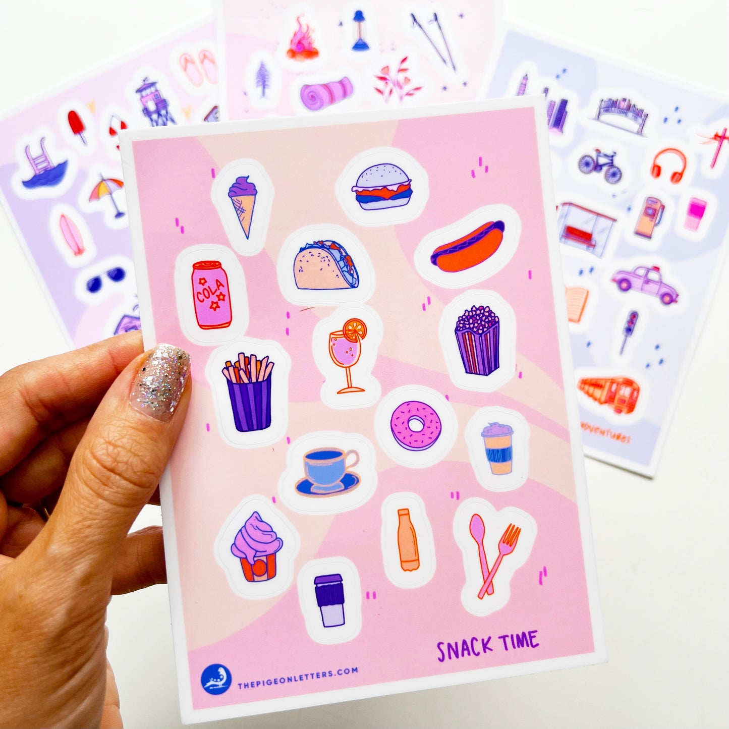 Travel Sticker Sheet 4-Pack