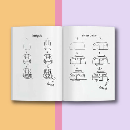 Dibujo lineal de animales de Peggy Dean