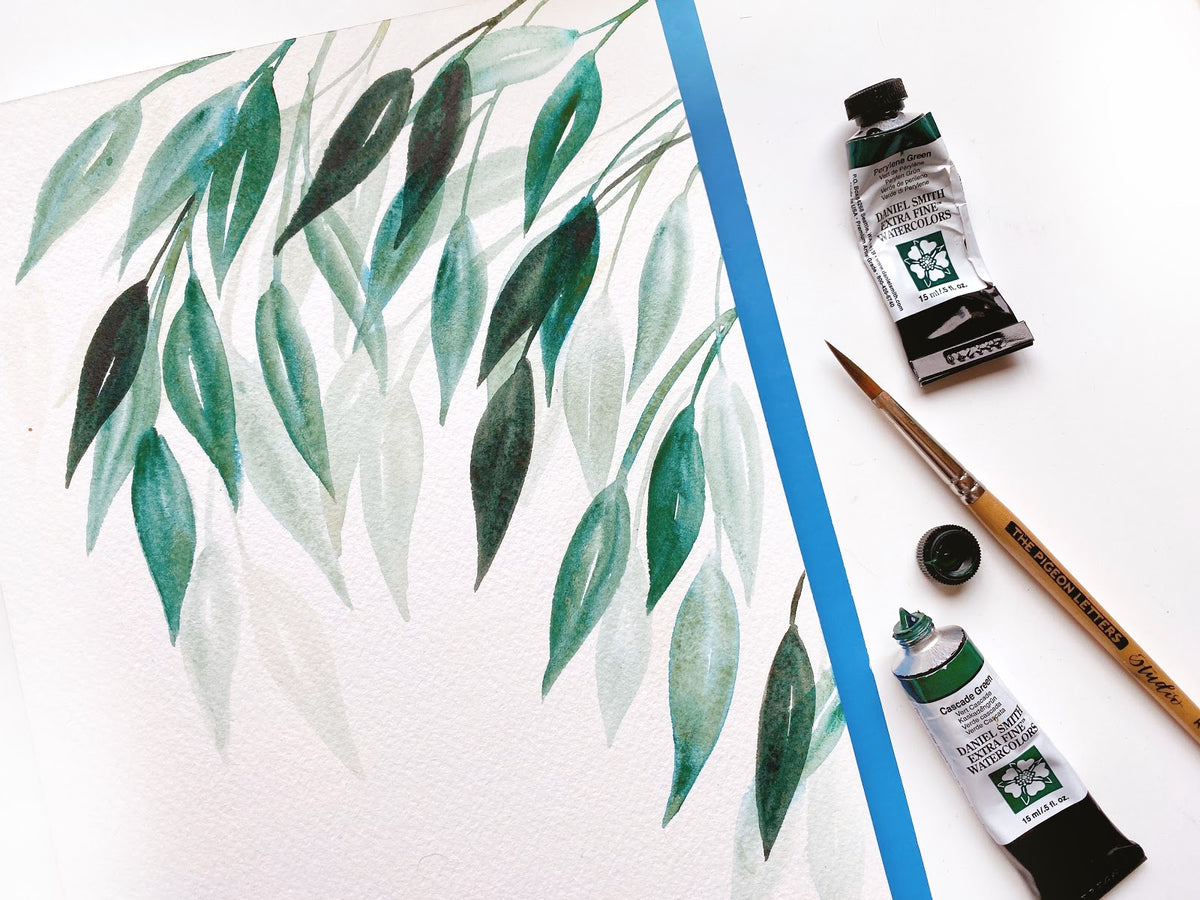 Elegant Cascading Leaves