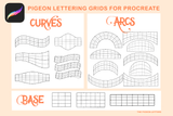 Lettering grids for Procreate