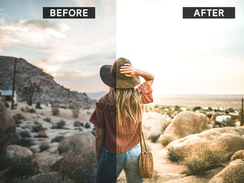 Lightroom preset before and after