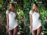 Lightroom preset before and after