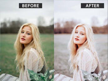 Lightroom preset before and after