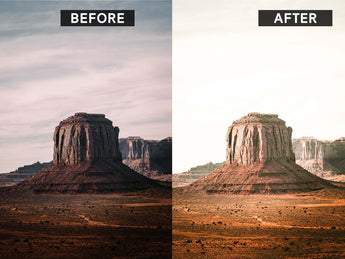 Lightroom preset before and after