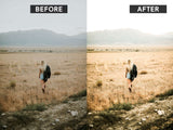 Lightroom preset before and after