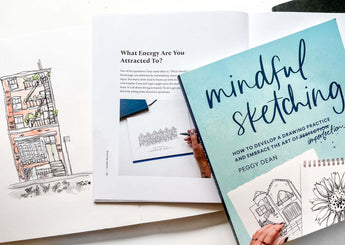 Mindful Sketching book spread