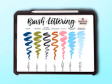 Procreate brush swatches