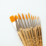 Set of cruelty-free paintbrushes