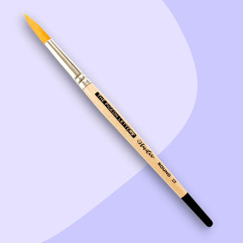 Round watercolor paintbrush