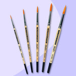 Cruelty-free brush set of five brushes