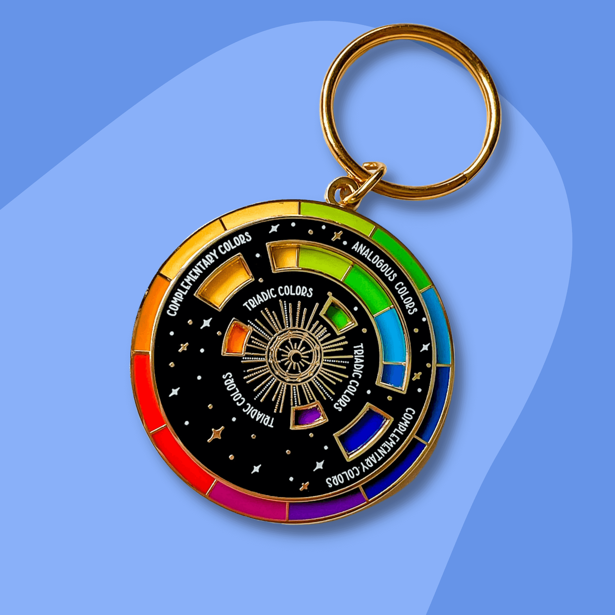 2023 Sketchbook and Color Wheel Keychain