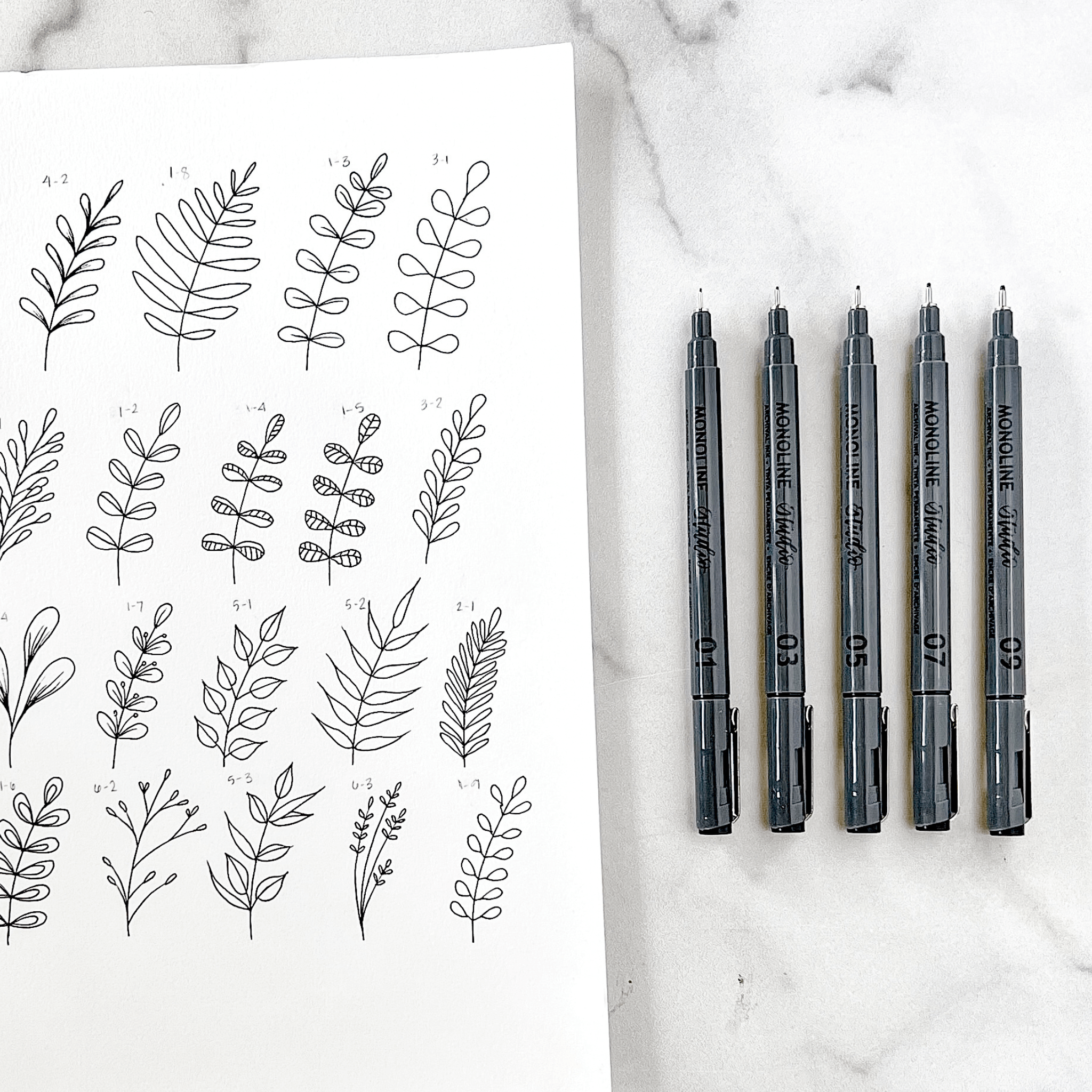 Best Pens for your Bullet Journal! Ink Pen Comparison for Drawing